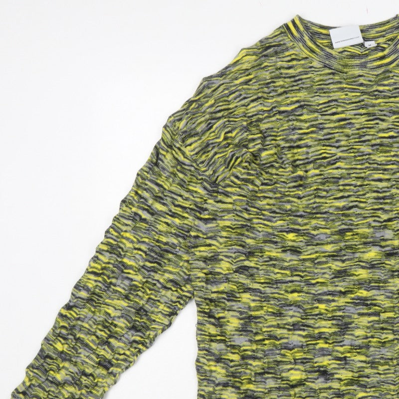 Ragged Jeans Men’s Multicoloured Striped Knit Crew Neck Jumper M