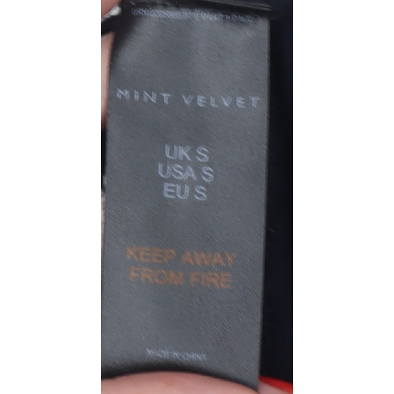 Mint Velvet Women Multicoloured S Colour Block Cashmere Blend Jumper
