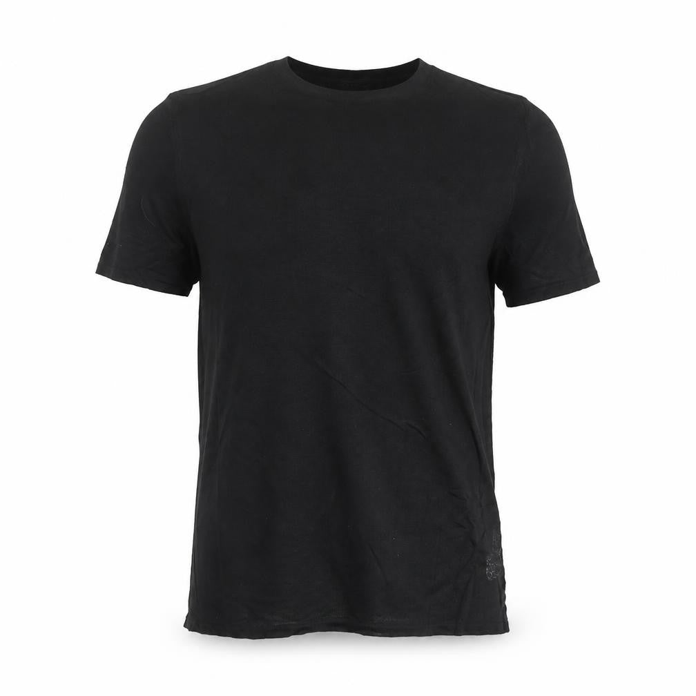 Zara Man Men's Black M Short Sleeve Crew Neck Knit Pullover Jumper