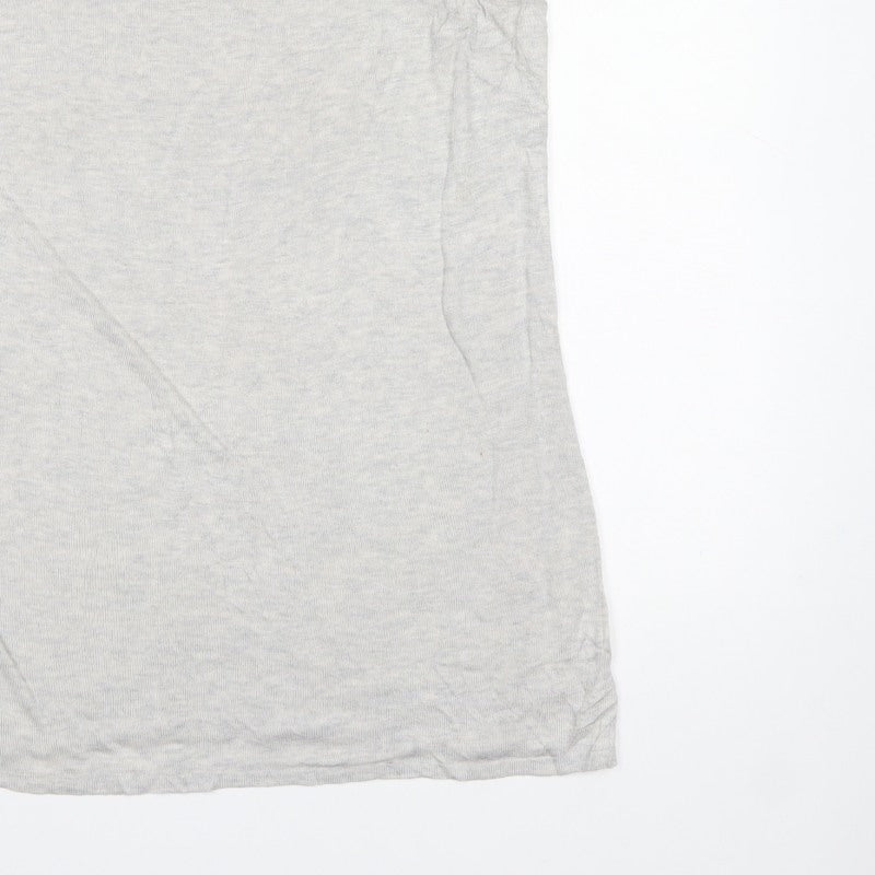 Phase Eight Women Grey L Sleeveless Scoop Neck Vest Jumper