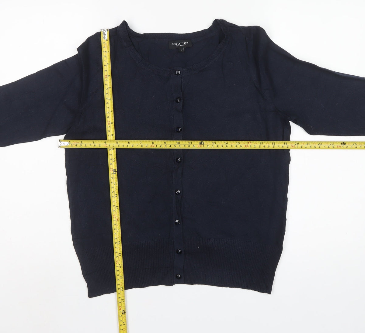 Collection Debenhams Women’s Navy Size 14 Button Raglan Knit Cardigan