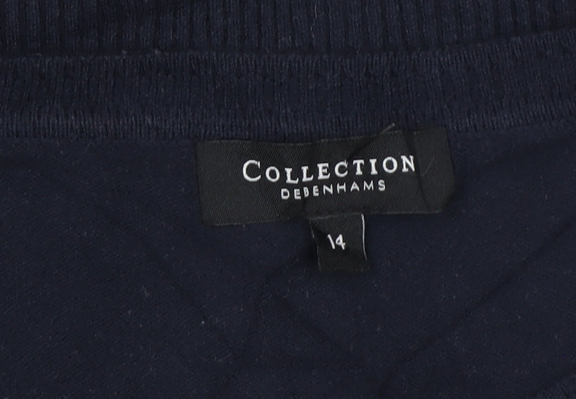 Collection Debenhams Women’s Navy Size 14 Button Raglan Knit Cardigan