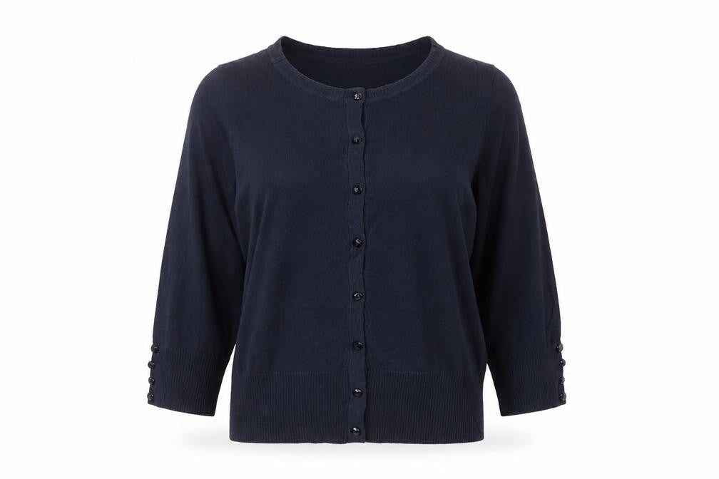 Collection Debenhams Women’s Navy Size 14 Button Raglan Knit Cardigan