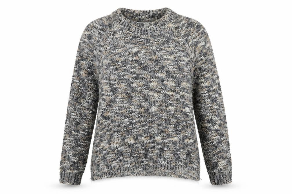 Next Women Multicoloured Size 14 Metallic Chunky Knit Pullover Jumper