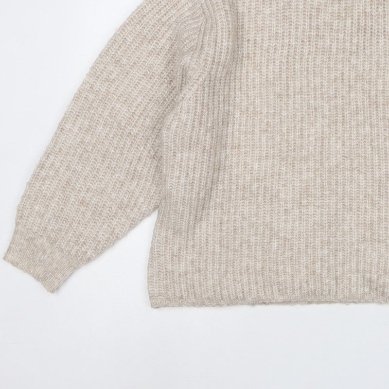 ASOS Design Women’s Beige S Chunky Knit High Neck Jumper