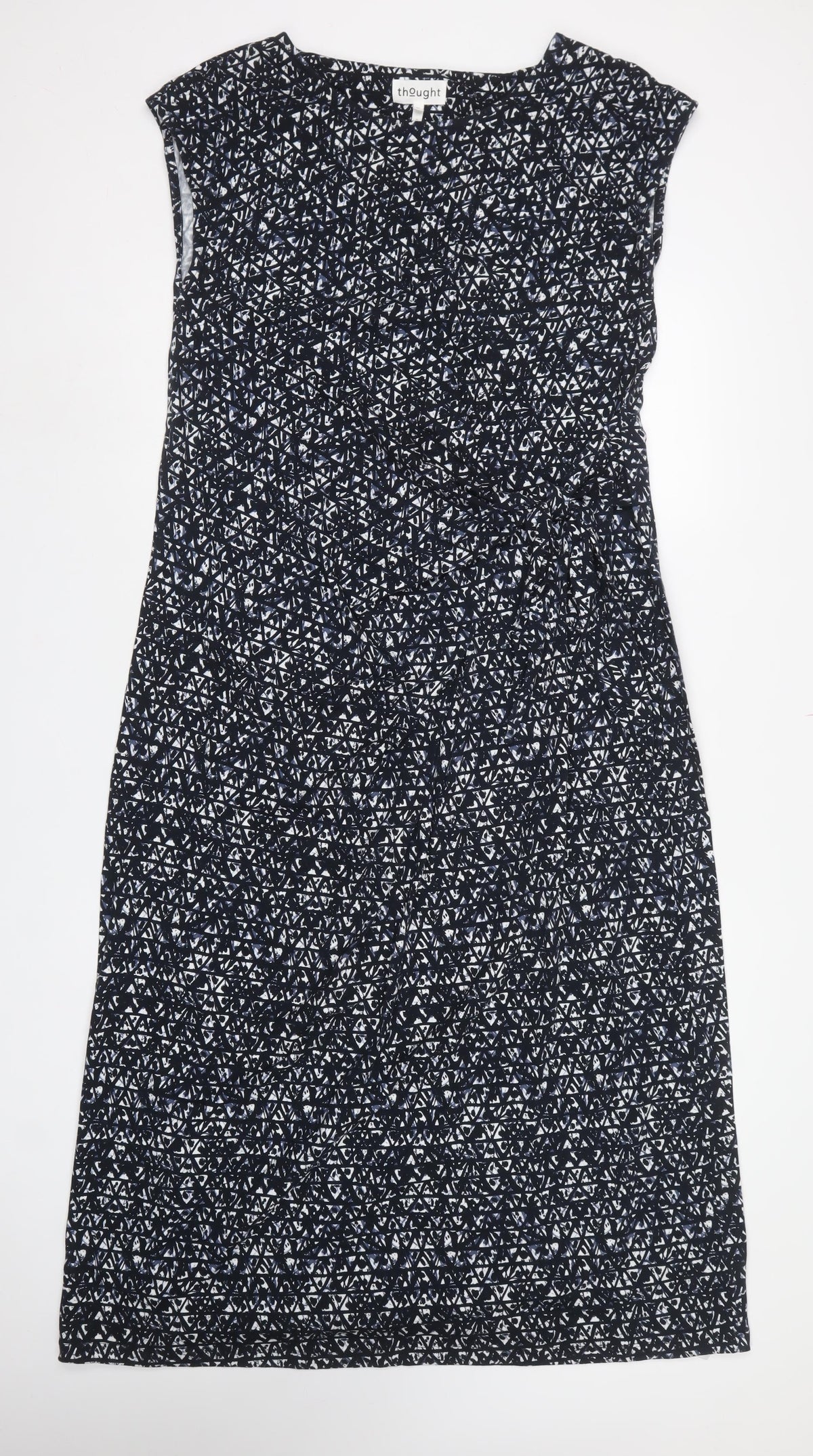 Thought Women’s Multicoloured Geometric A-Line Maxi Dress UK 16