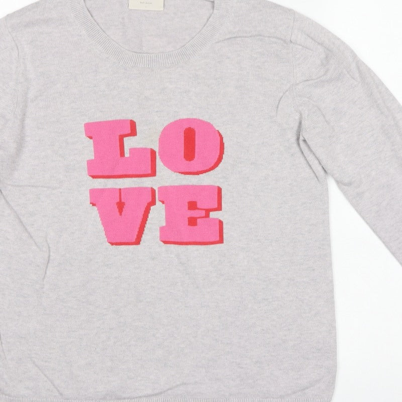 Hush Women Grey S Love Knit Pullover Jumper Cotton Modal