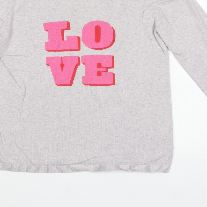 Hush Women Grey S Love Knit Pullover Jumper Cotton Modal