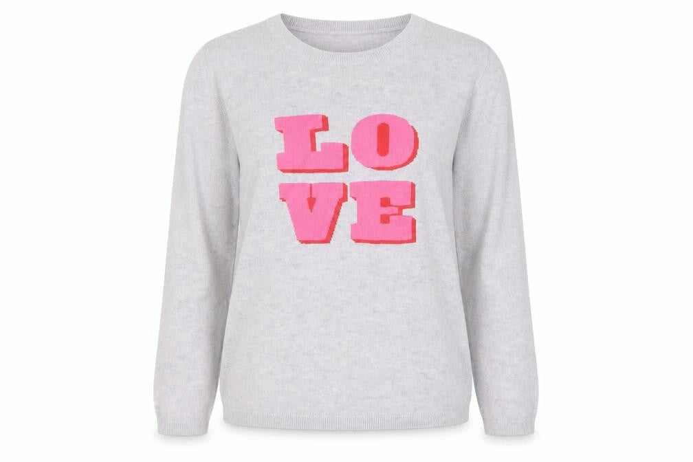 Hush Women Grey S Love Knit Pullover Jumper Cotton Modal