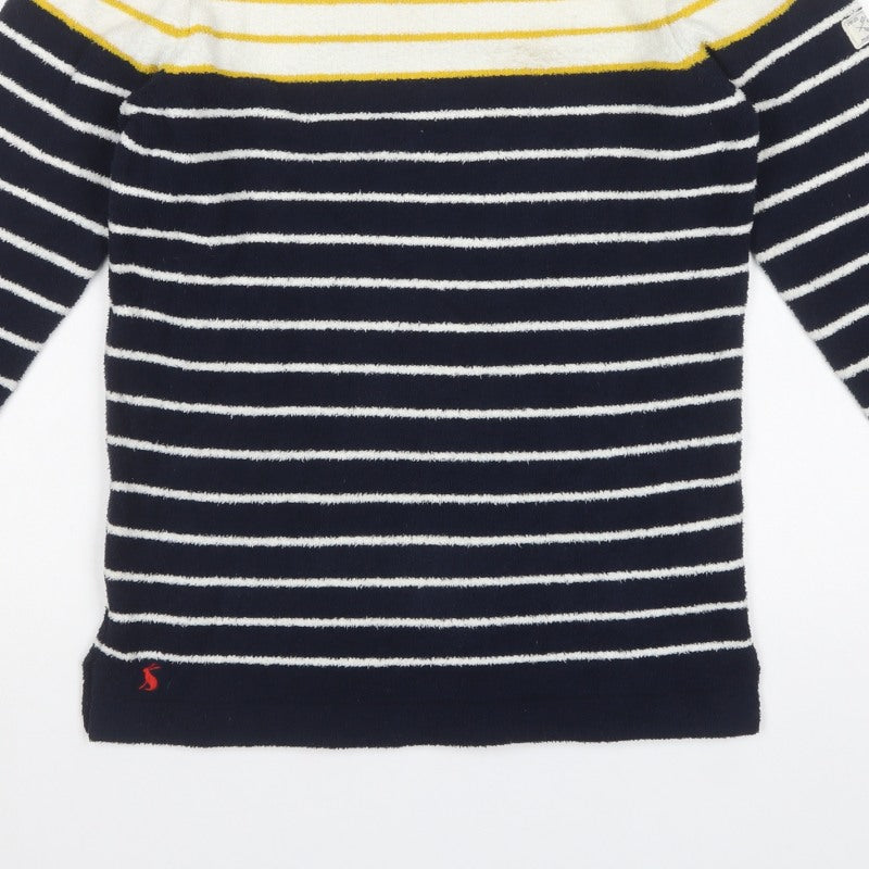 Joules Women’s Multicoloured UK 6 Striped Crew Neck Knit Pullover Jumper
