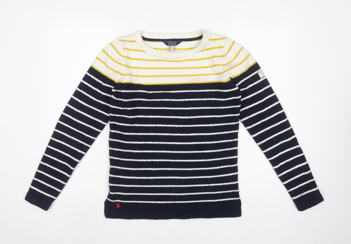 Joules Women’s Multicoloured UK 6 Striped Crew Neck Knit Pullover Jumper