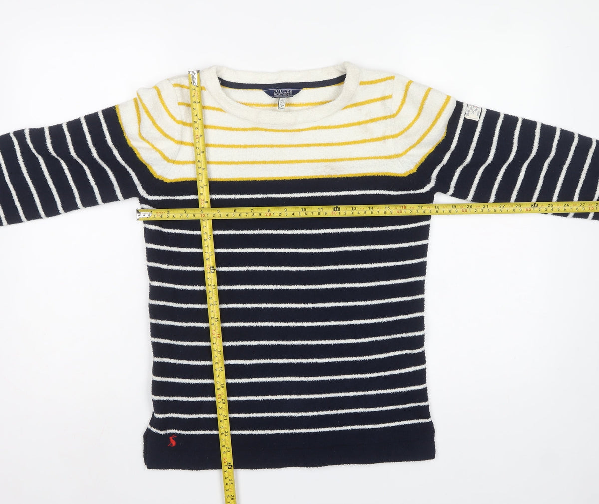 Joules Women’s Multicoloured UK 6 Striped Crew Neck Knit Pullover Jumper