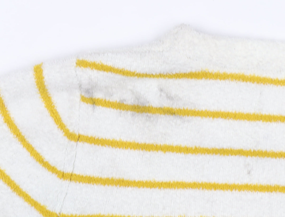 Joules Women’s Multicoloured UK 6 Striped Crew Neck Knit Pullover Jumper