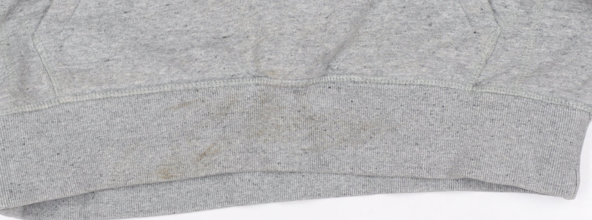 Jack Wills Women Grey White UK 10 Pullover Hoodie Logo Colourblock