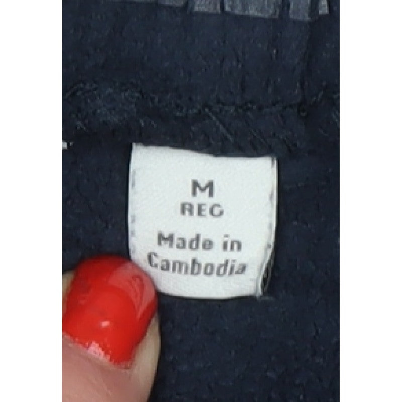 Marks and Spencer Men’s Navy M Regular Drawstring Jogger Trousers