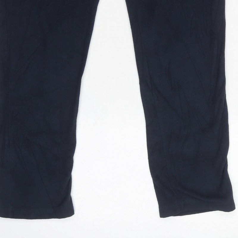 Marks and Spencer Men’s Navy M Regular Drawstring Jogger Trousers