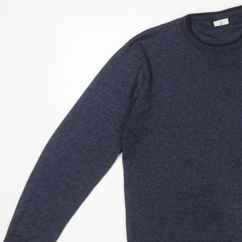Lee Cooper Mens Blue XL Crew Neck Knit Pullover Jumper