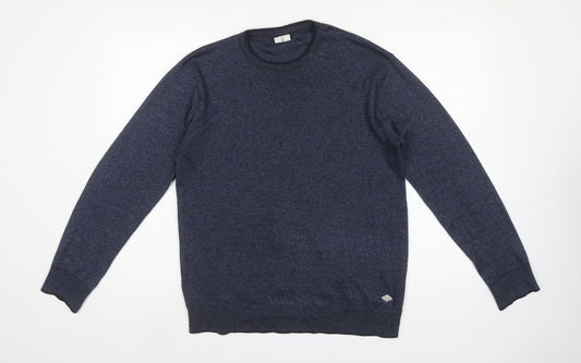 Lee Cooper Mens Blue XL Crew Neck Knit Pullover Jumper