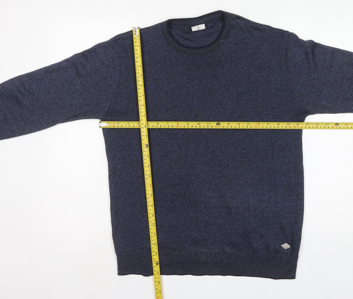 Lee Cooper Mens Blue XL Crew Neck Knit Pullover Jumper