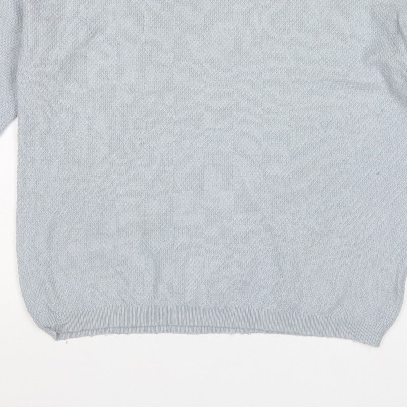 Hobbs NW3 Women’s Light Blue UK 8 Crew Neck Knit Pullover Jumper