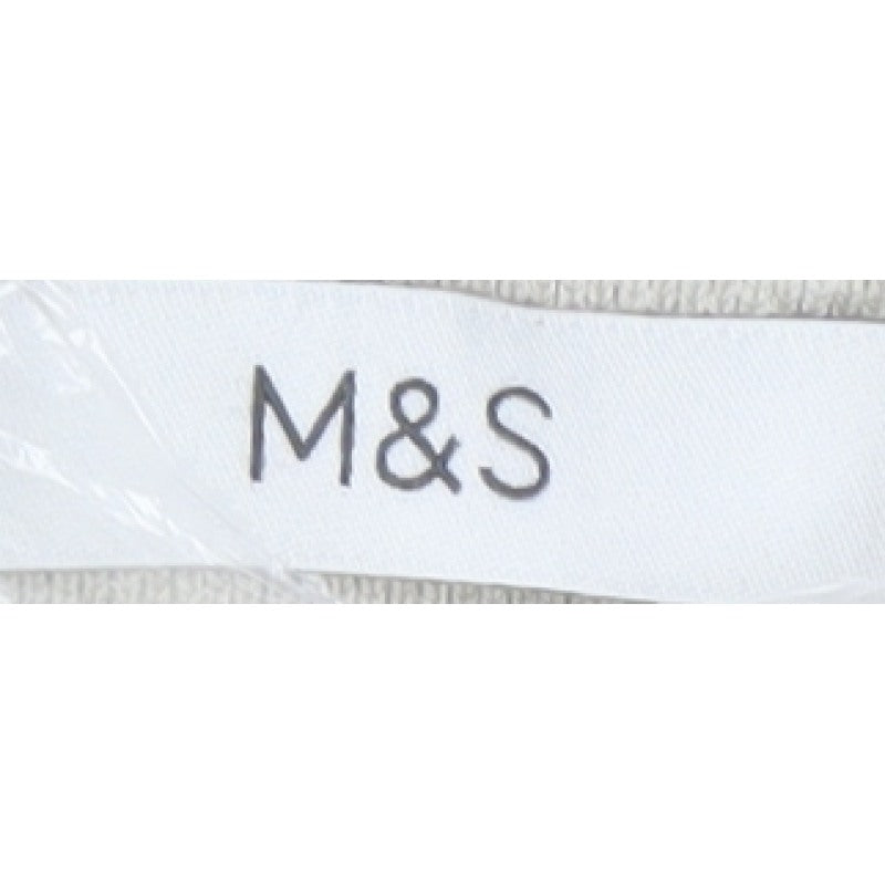 Marks and Spencer Men’s Blue Supima Cotton S Half Zip Collared Jumper