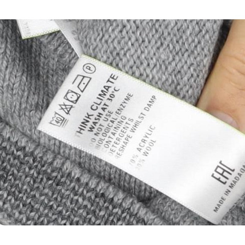 M&S Women’s Grey UK 14 Classic Wool Blend Button Cardigan