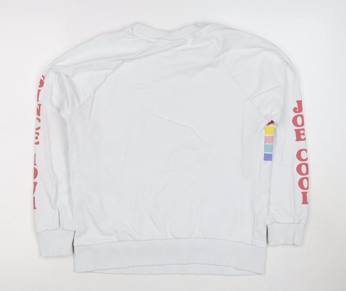 Next Women’s White Peanuts Snoopy Graphic Stripe Sweatshirt UK 10