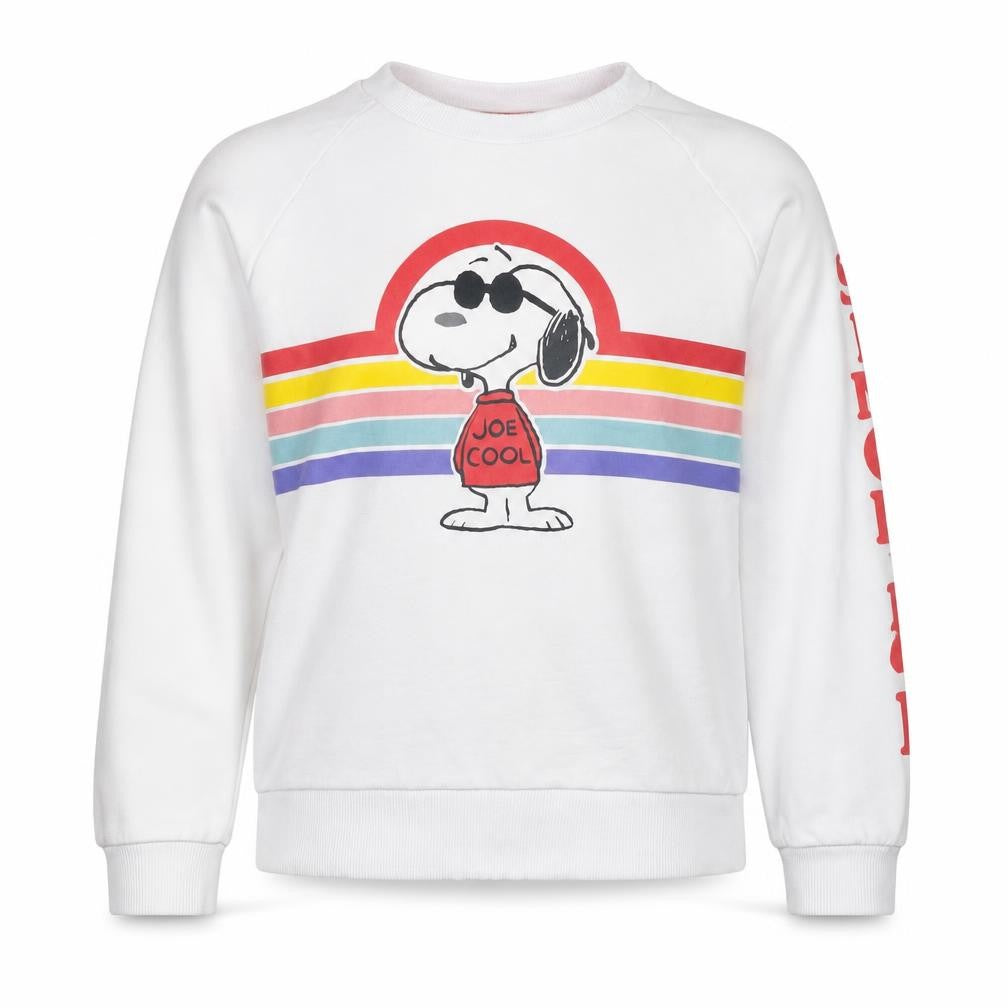 Next Women’s White Peanuts Snoopy Graphic Stripe Sweatshirt UK 10