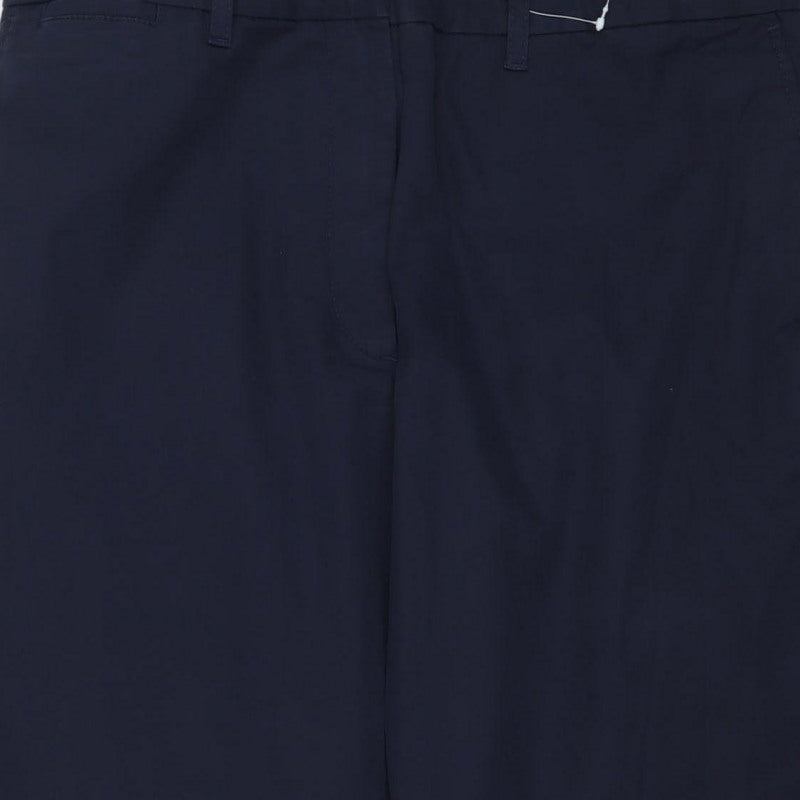 M&S Women’s Navy Blue Size 12 Short Straight Leg Trousers