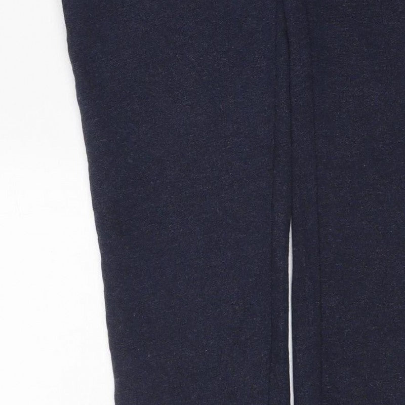 Next Men’s Navy Blue Small Regular Jogger Sweatpants Zip Pockets