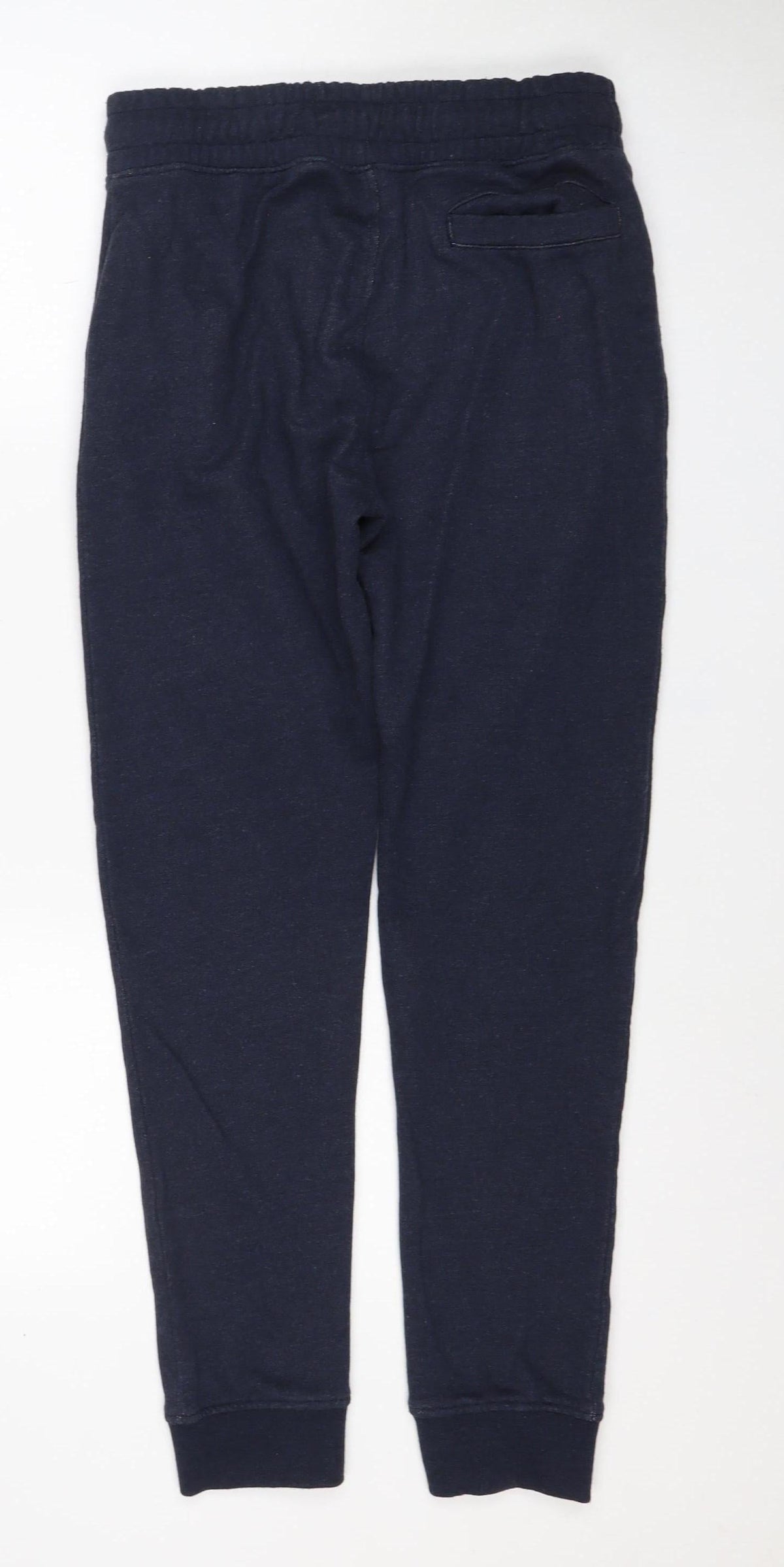 Next Men’s Navy Blue Small Regular Jogger Sweatpants Zip Pockets