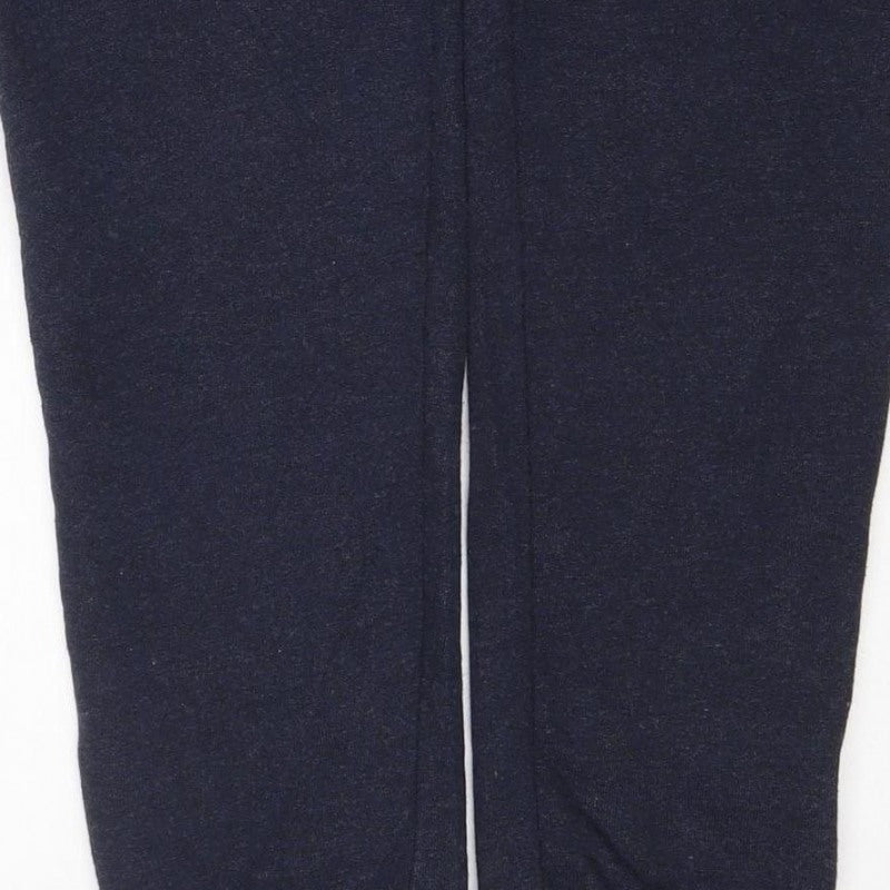 Next Men’s Navy Blue Small Regular Jogger Sweatpants Zip Pockets