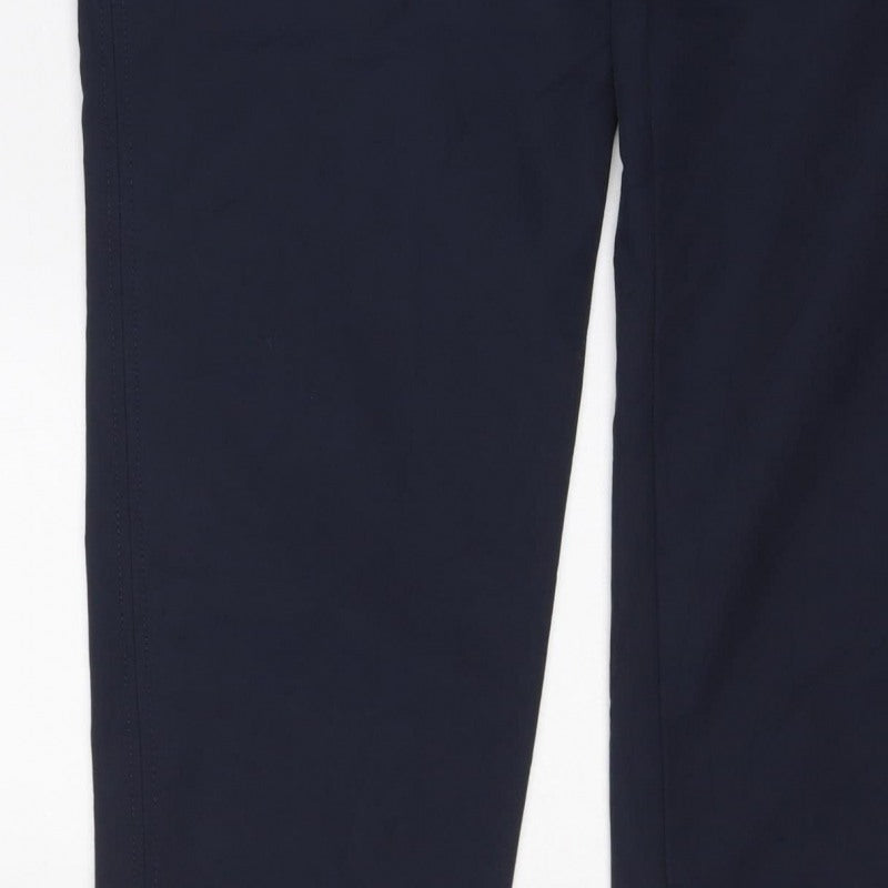 Marks and Spencer Women Navy Size 12 Straight Work Trousers