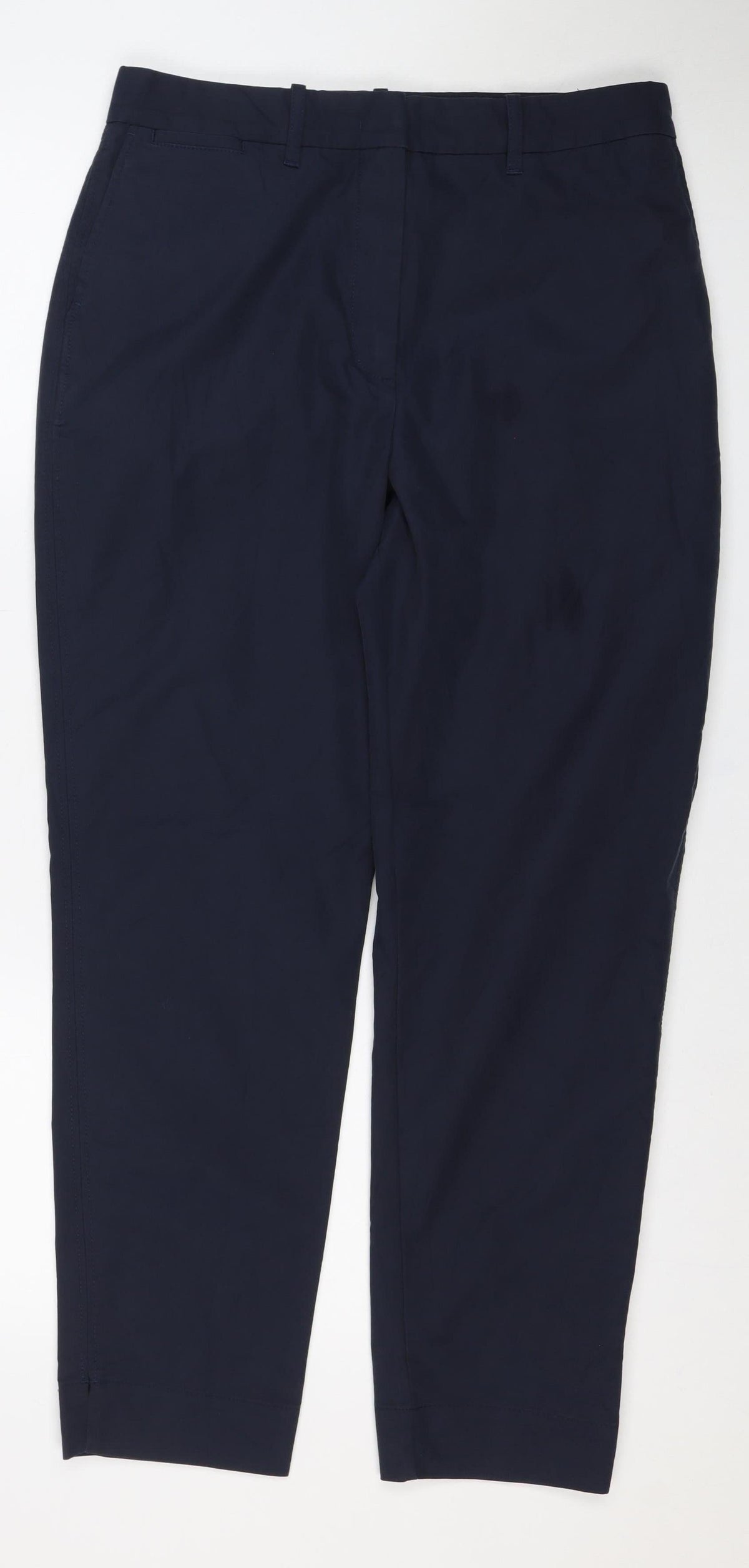 Marks and Spencer Women Navy Size 12 Straight Work Trousers