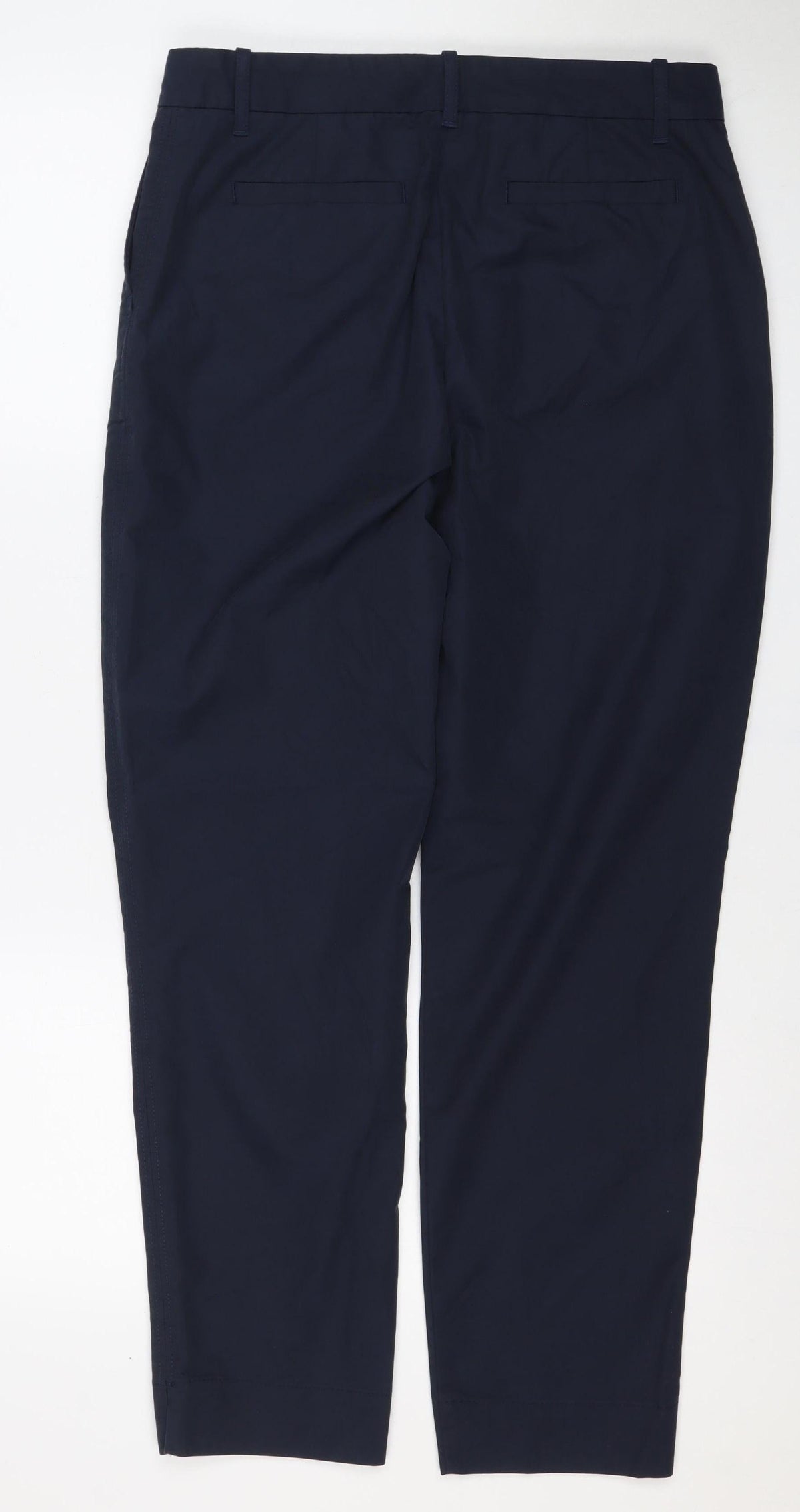 Marks and Spencer Women Navy Size 12 Straight Work Trousers