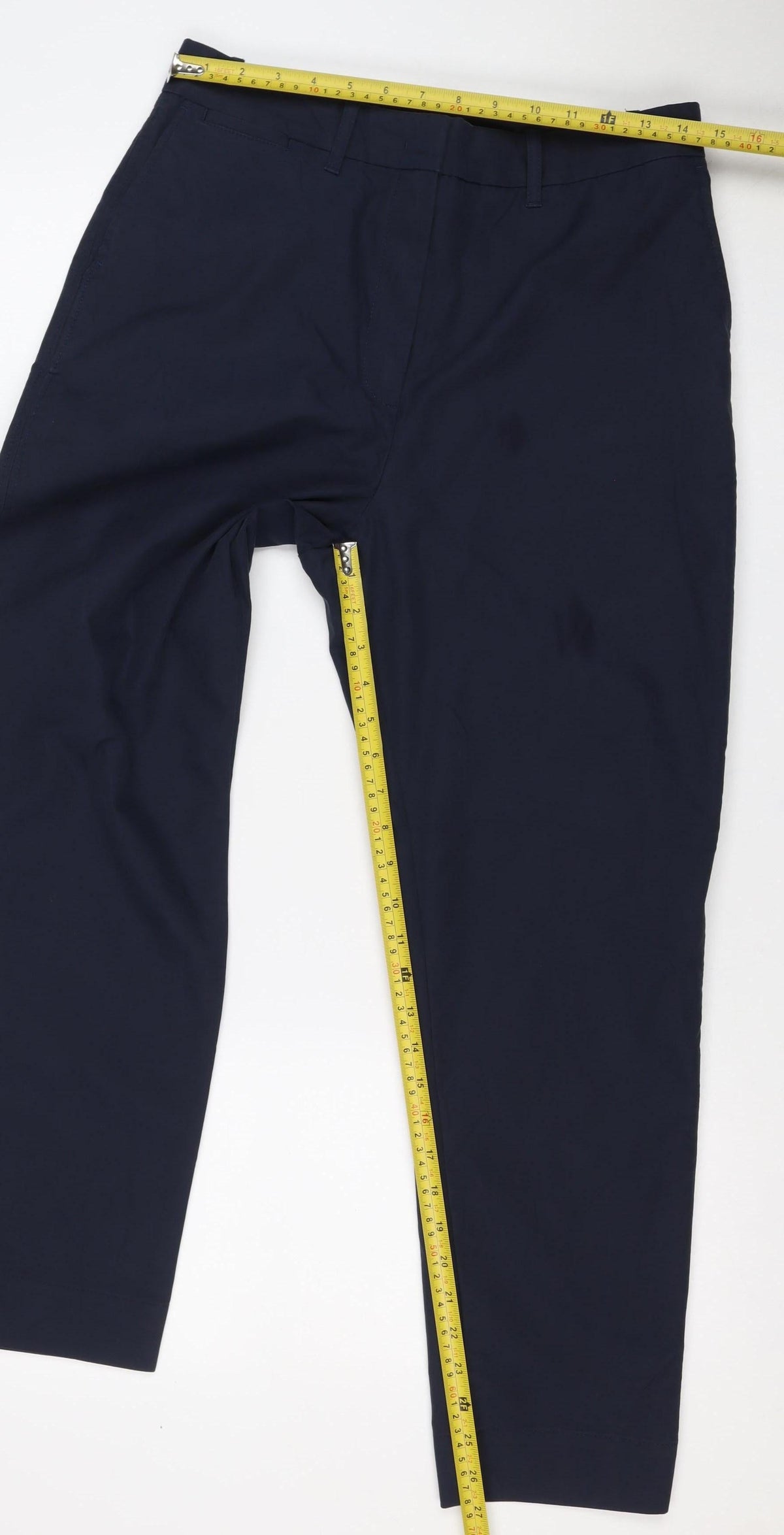 Marks and Spencer Women Navy Size 12 Straight Work Trousers