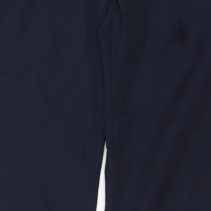 Marks and Spencer Women Navy Size 12 Straight Work Trousers