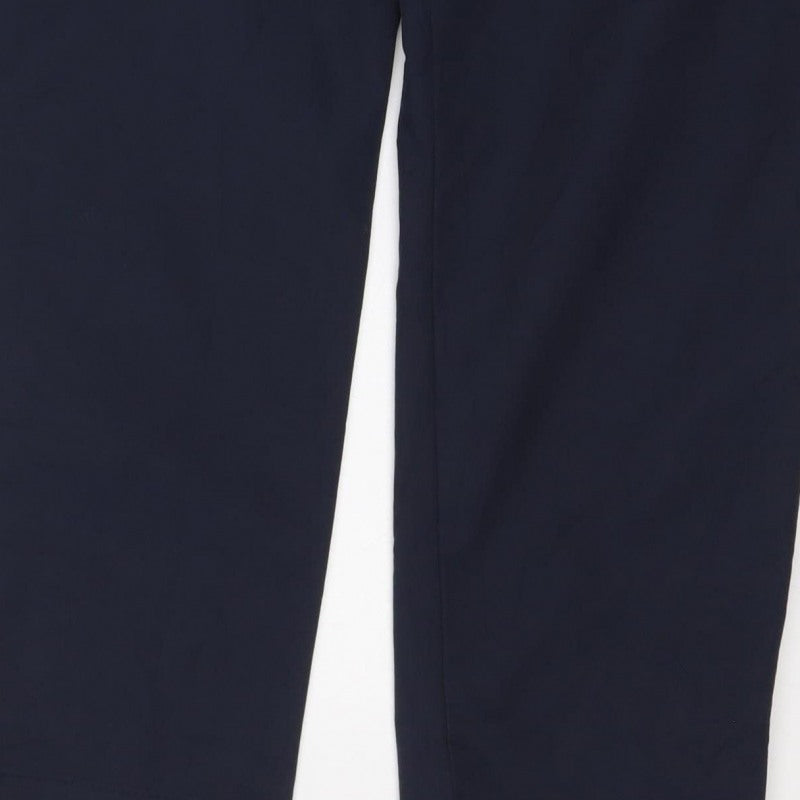 Marks and Spencer Women Navy Size 12 Straight Work Trousers