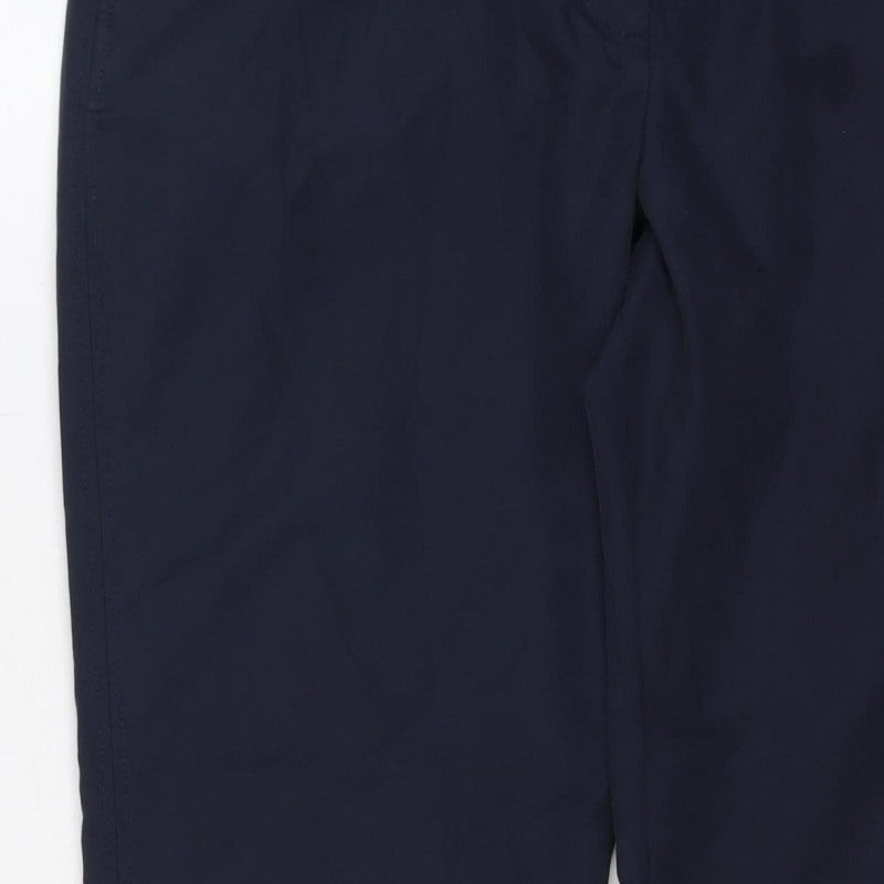 Marks and Spencer Women Navy Size 12 Straight Work Trousers