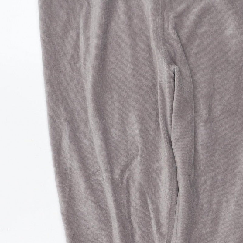 Marks and Spencer Women Grey UK 22 Regular Stretch Jersey Leggings