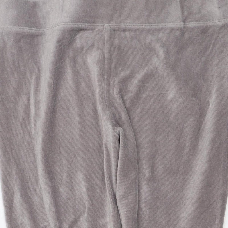 Marks and Spencer Women Grey UK 22 Regular Stretch Jersey Leggings