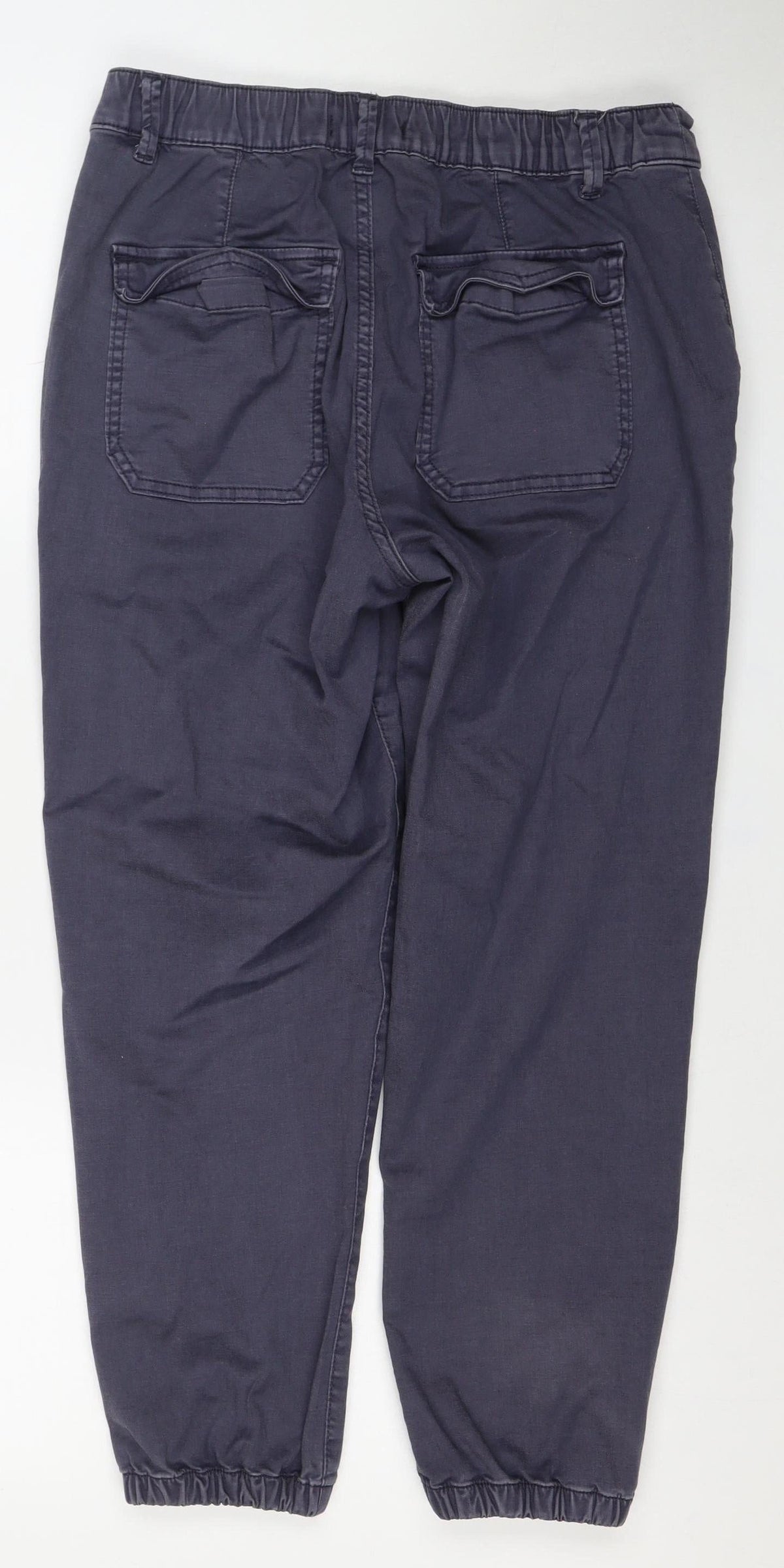 Marks & Spencer Women Grey Size 12 Short Tapered Stretch Jeans