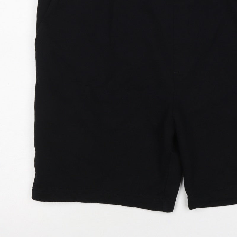M&S Men’s Black 2XL Regular Fit Drawstring Sweat Shorts