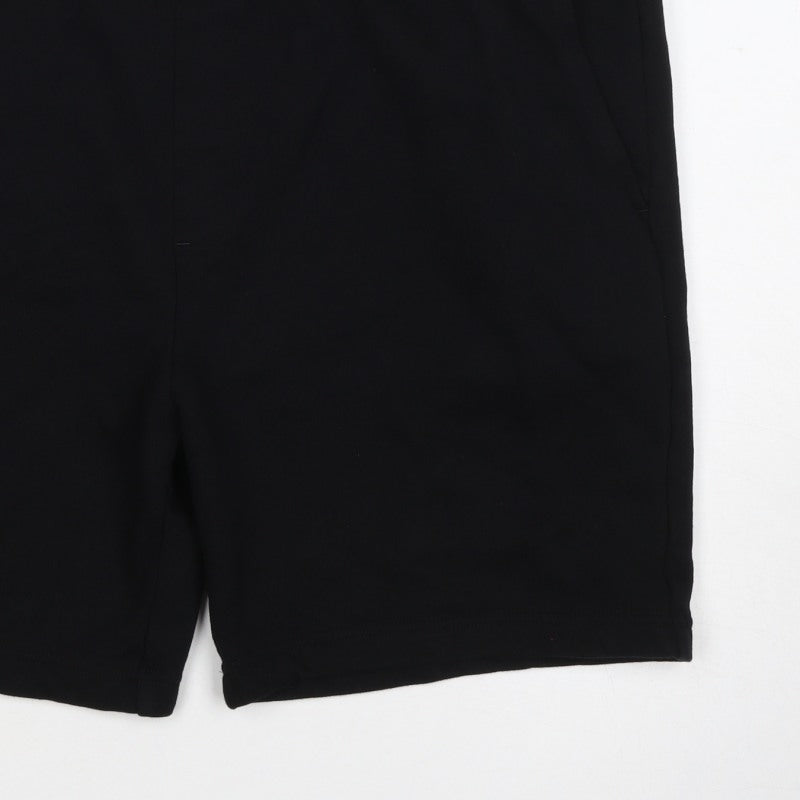 M&S Men’s Black 2XL Regular Fit Drawstring Sweat Shorts