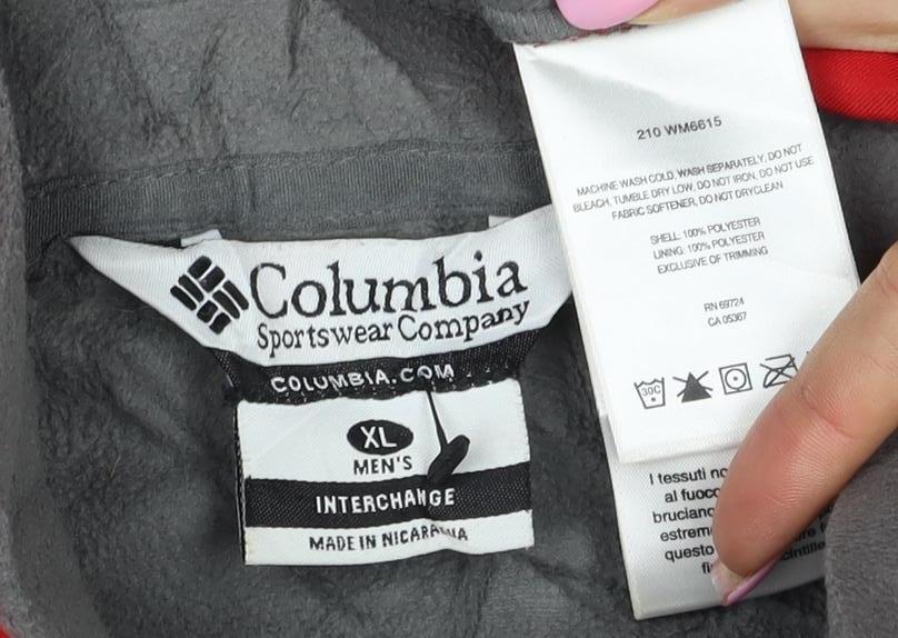 Columbia Men’s Red XL Omni-Shield Softshell Full Zip Outdoor Jacket