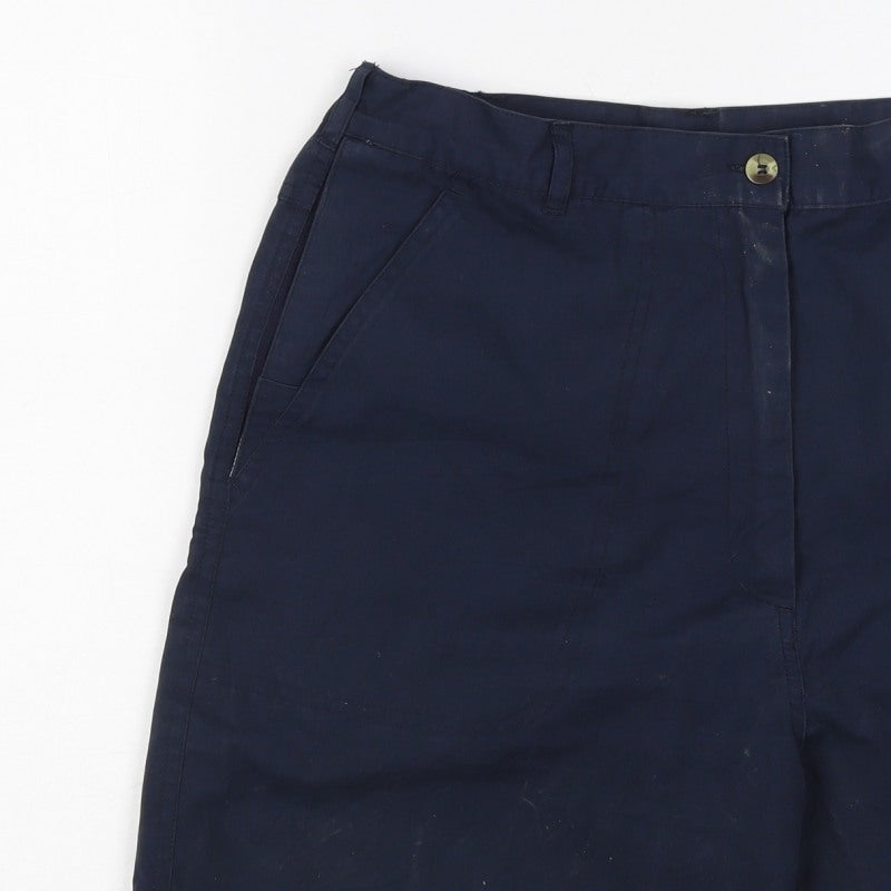 Regatta Women’s Navy Blue UK 16 Outdoor Hiking Shorts Cotton Stretch