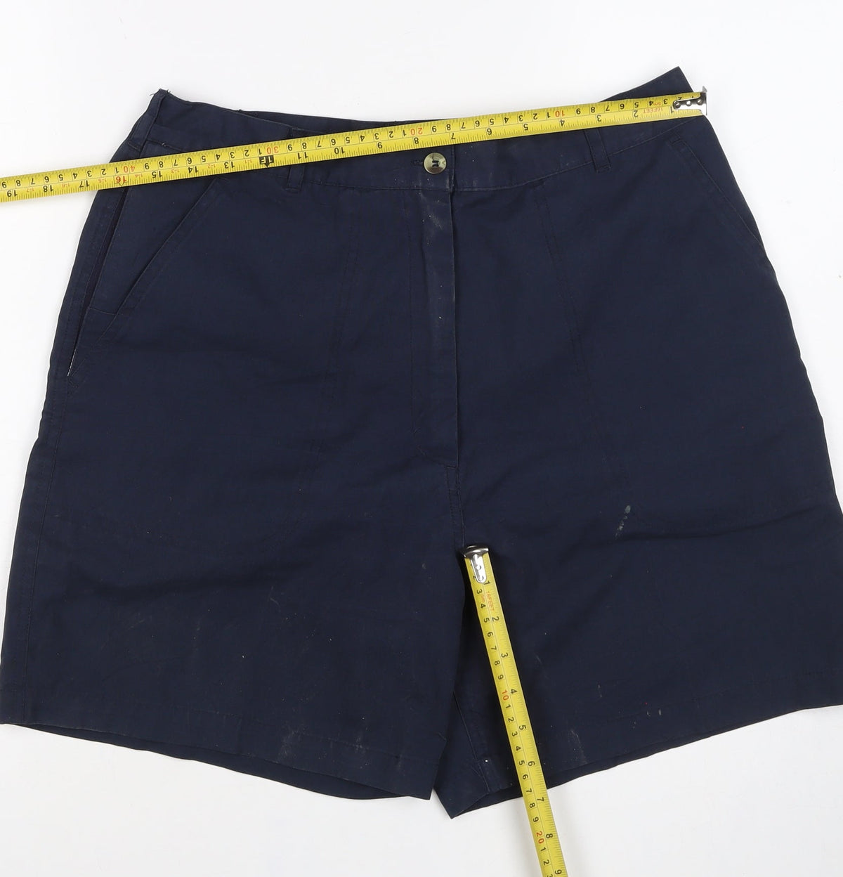 Regatta Women’s Navy Blue UK 16 Outdoor Hiking Shorts Cotton Stretch