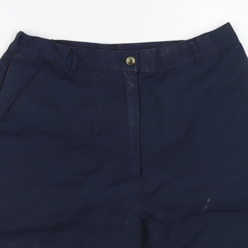 Regatta Women’s Navy Blue UK 16 Outdoor Hiking Shorts Cotton Stretch