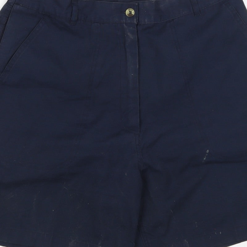 Regatta Women’s Navy Blue UK 16 Outdoor Hiking Shorts Cotton Stretch