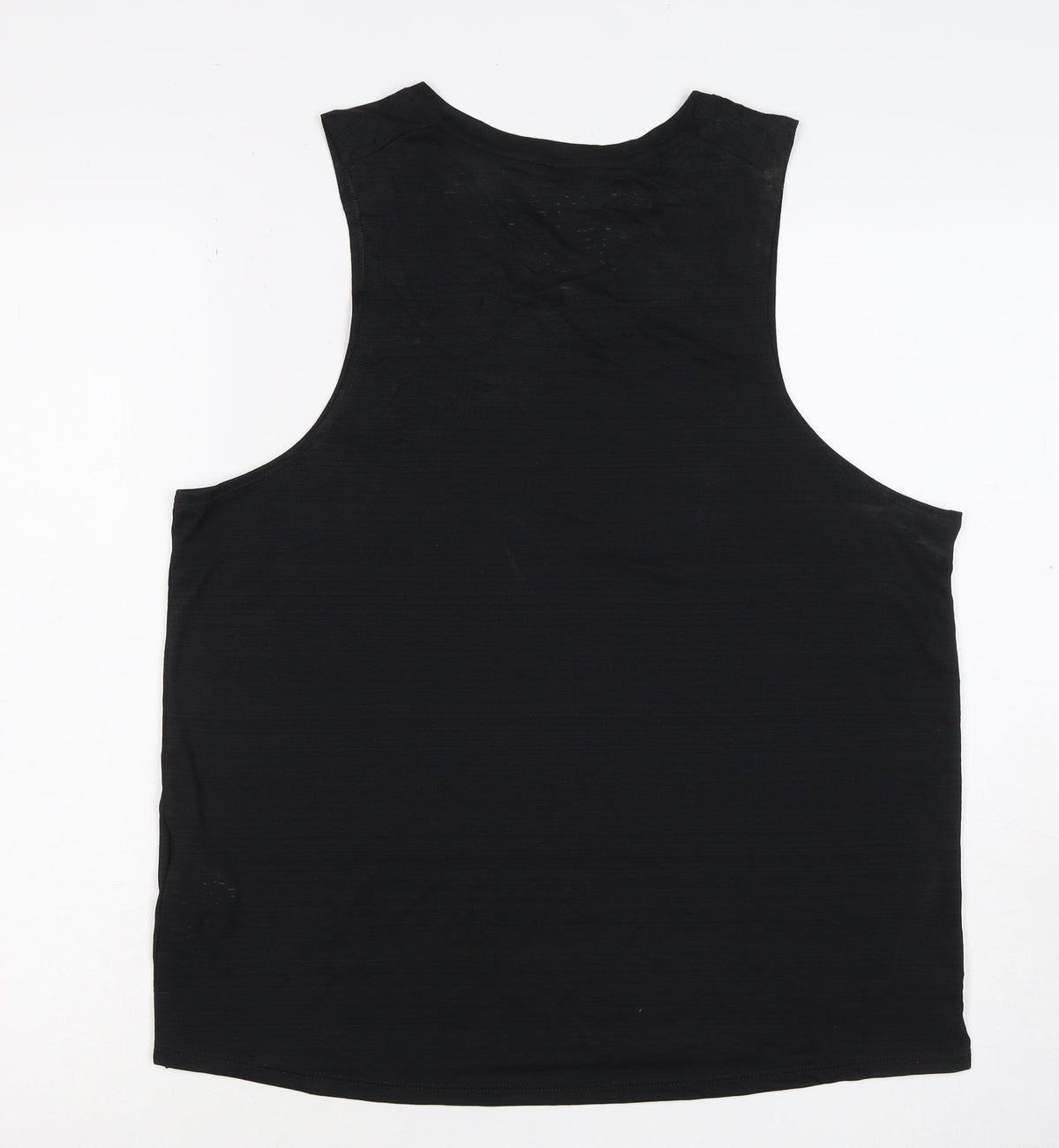 Nike Women Black M Dri-FIT Running Tank Top Reflective